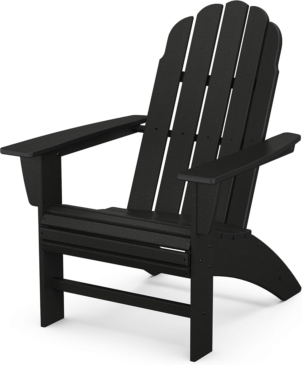 POLYWOOD AD600 Vineyard Curveback Adirondack Chair, White