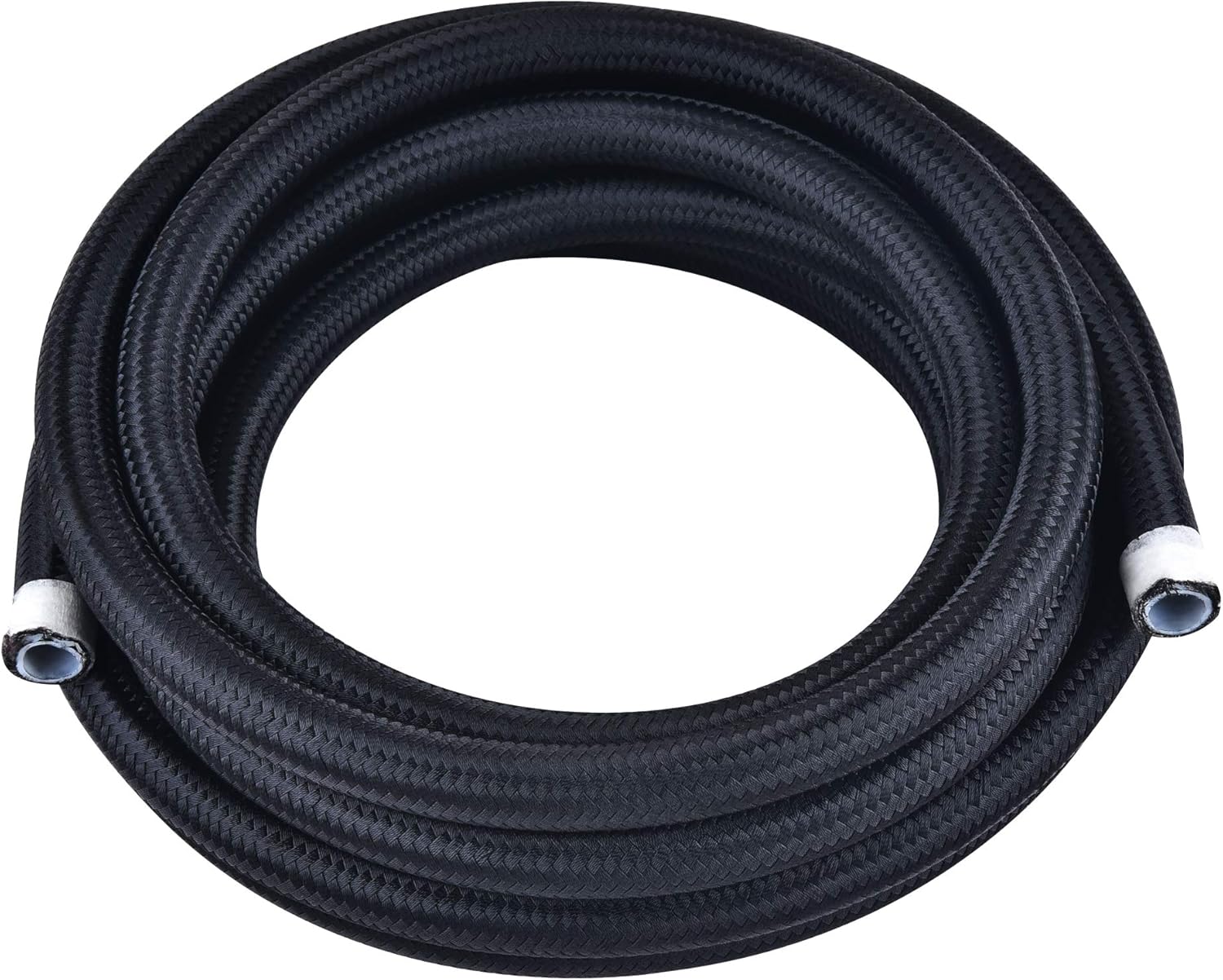 EVIL ENERGY 8AN PTFE E85 Fuel Line Hose Nylon Braided 10FT Black(0.394 Inch ID)