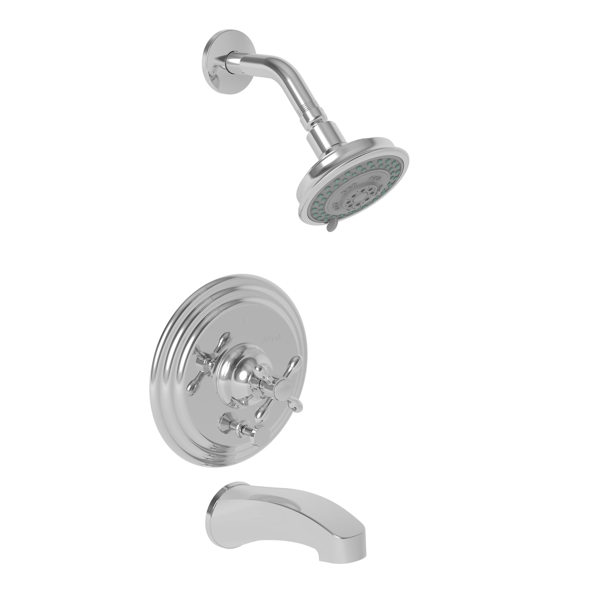 Newport Brass 3-1642BP/54 Astaire Balanced Pressure Tub and Shower Trim Set Gloss Black