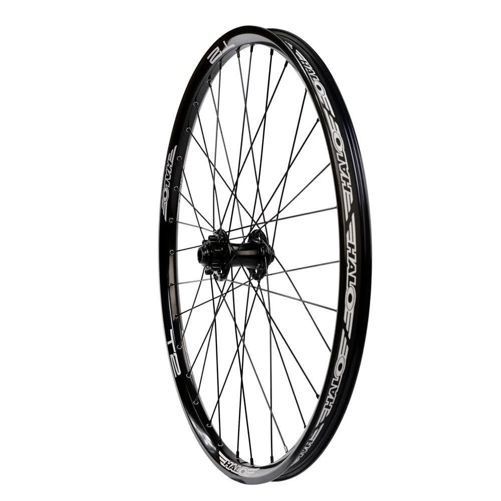 Halo T2 26x22 Front Wheel, 32H - Black - WHHA26KF
