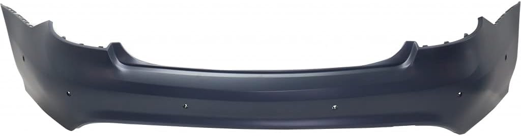 For Mercedes-Benz E350/E400/E550 Bumper Cover 2014-2017 | Rear | Primed | w/AMG Styling Package | w/Parktronic Holes | Convertible/Coupe MB1100342 | 20788581259999