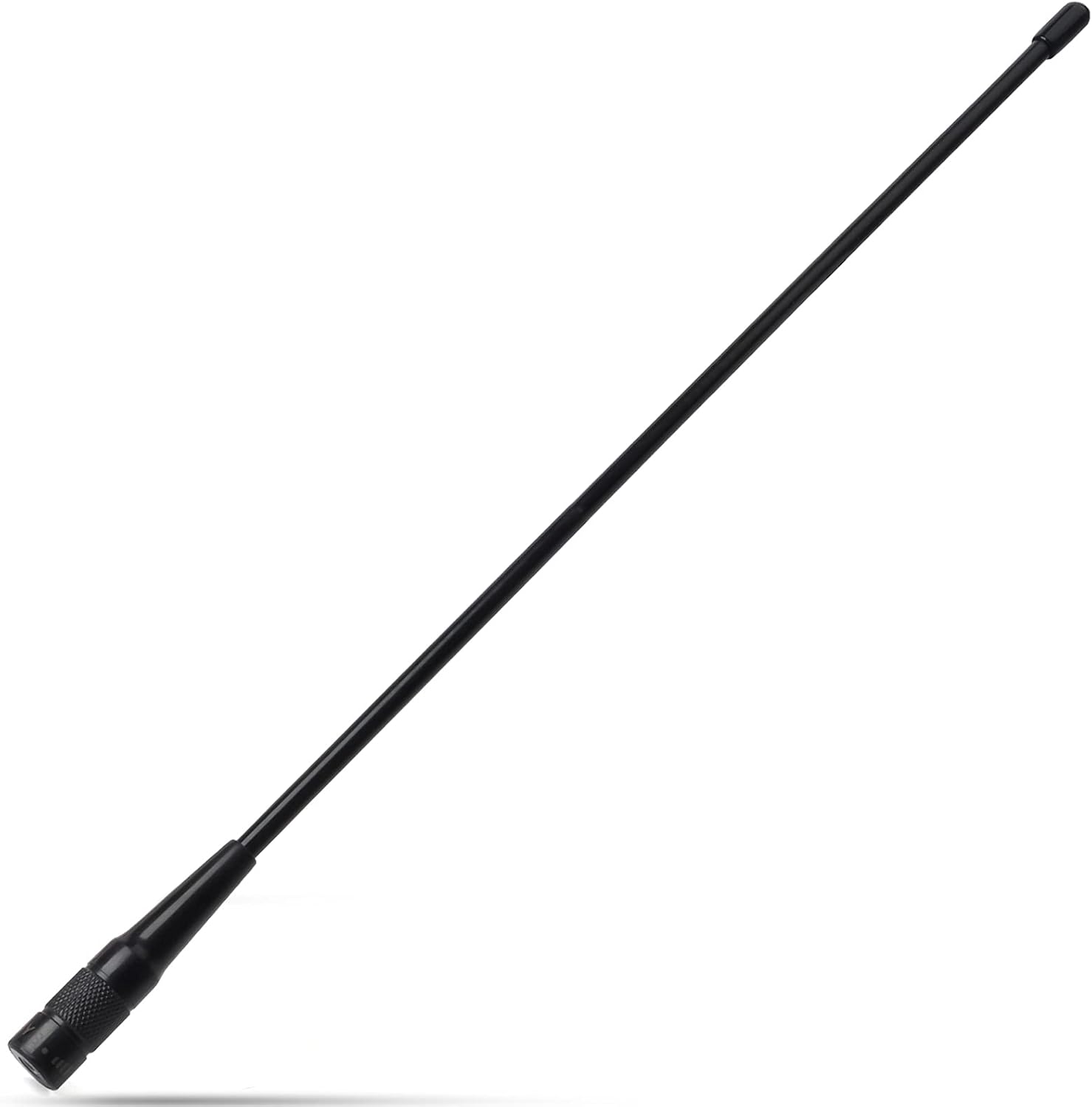2m/70cm Antenna HYS-771N 15.6-Inch Whip VHF/UHF (144/430Mhz) Antenna SMA-Female for AnyTone, BaoFeng, and Yaesu Pack of 2
