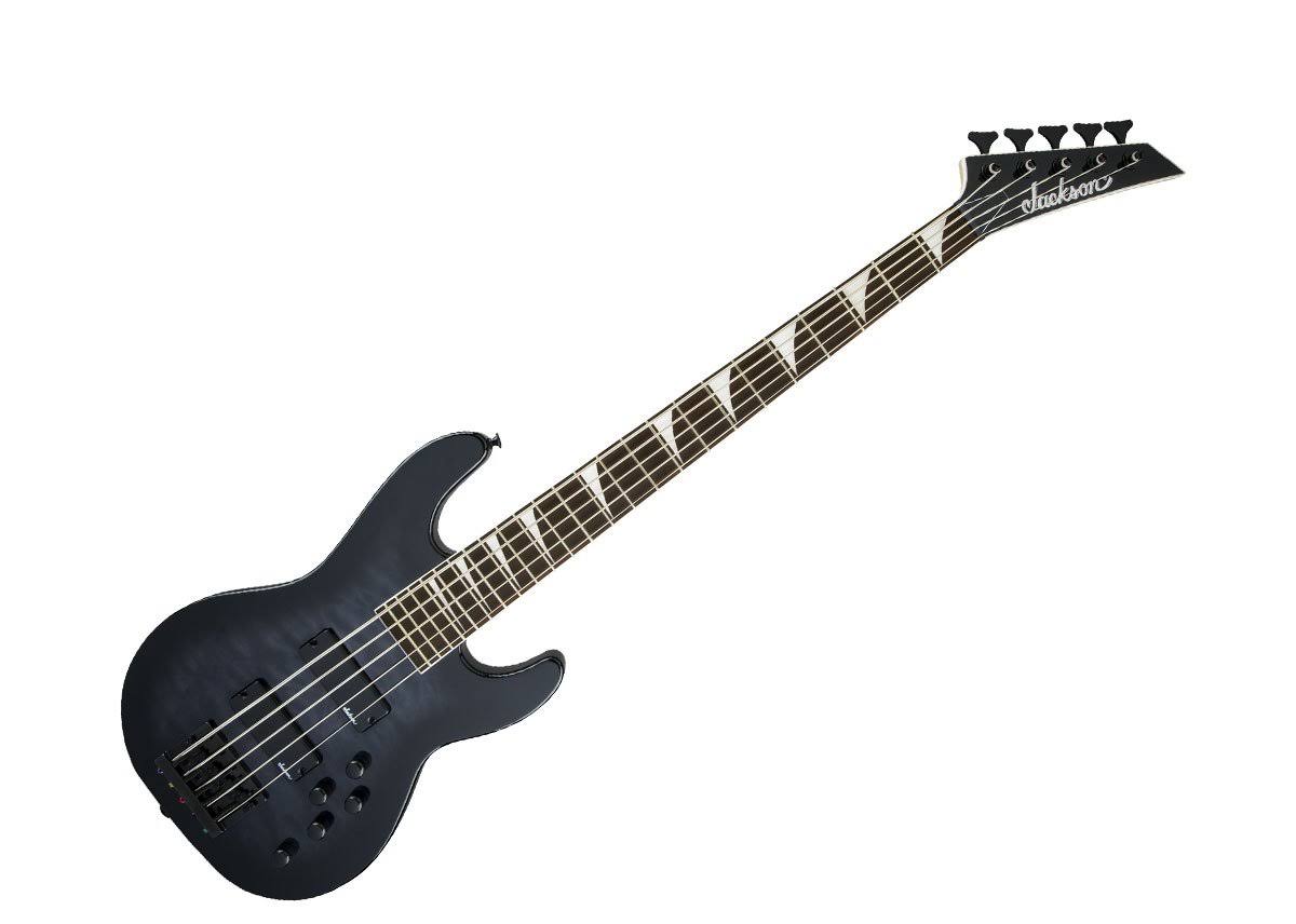 Jackson JS Series Concert Bass JS3VQ 5-String Transparent Black Burst