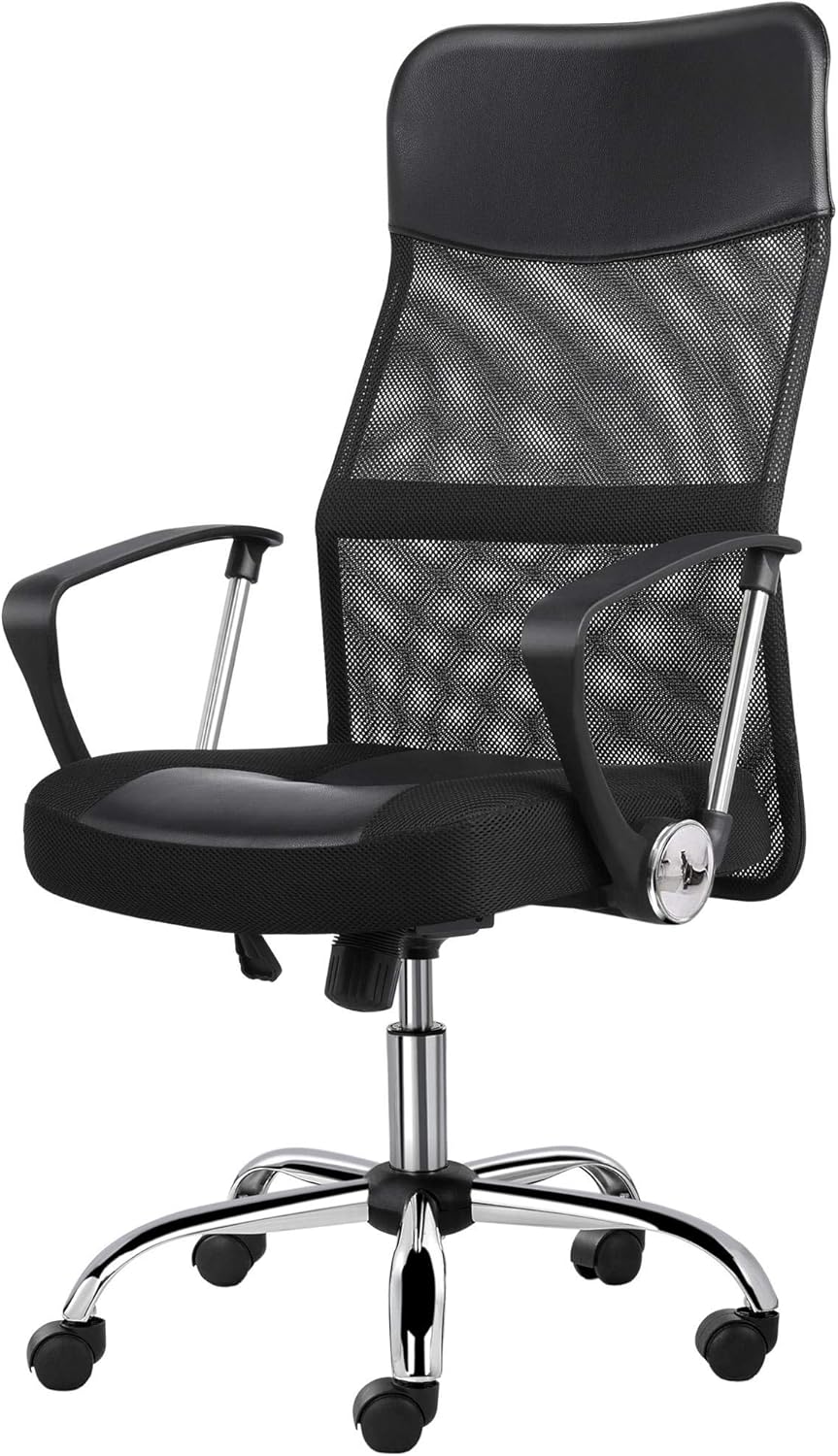 Yaheetech Gaming Chair High Back Computer Chair Lumbar Support Office Desk Chair Reclining Racing Chair Swivel Desk Chair