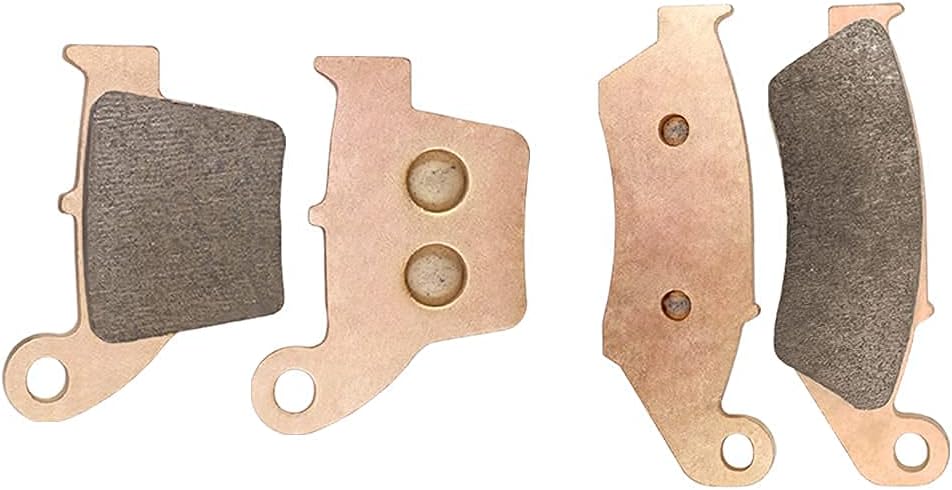 SOLLON Front and Rear Brake Pads for Honda CR250 CR250R 2002-2007, CR125R 2002-2007, CRF250R/ CRF250X/ CRF250RX 2004-2017, CRF450 CRF450R CRF450X CRF450RX 2002-2020 Pack of 2