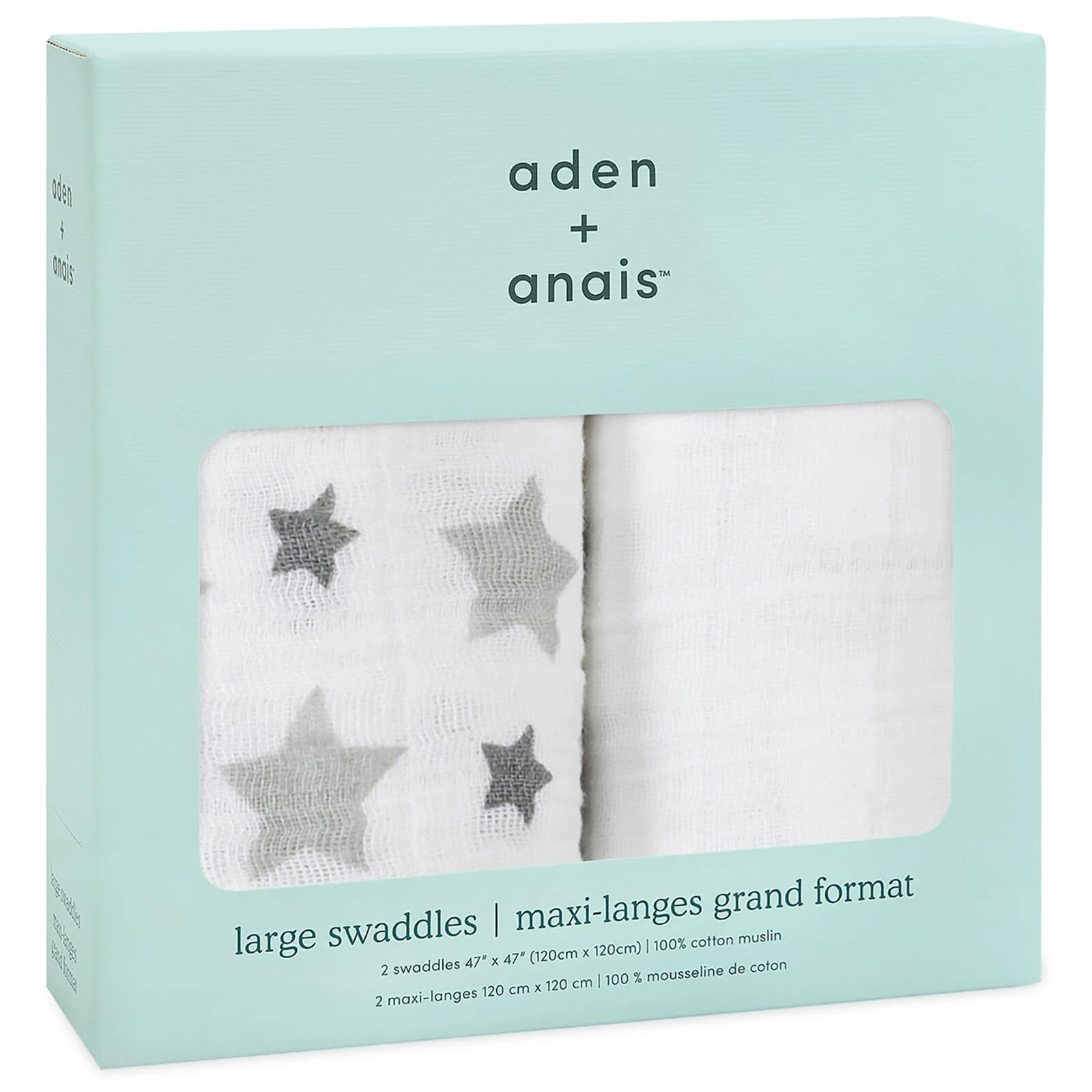 Aden + Anais Twinkle 4024G Classic Swaddle (Pack of 2)
