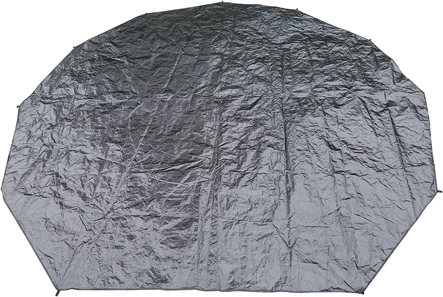 CACKOK Bell Tent Footprint Mat Waterproof Groundsheet for Yurt Tent and Teepee Tent Portable Black Tarp for Picnic Camping