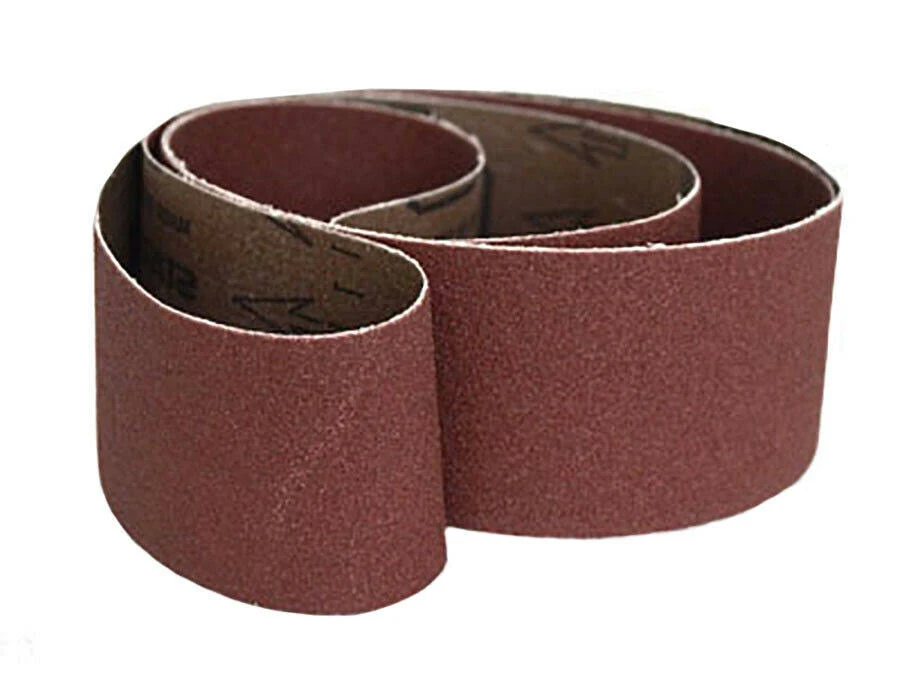 Abrasive Resource Sanding Belts 2 x 72 Aluminum Oxide Cloth Sander Belts, 18 Pack (120 Grit)