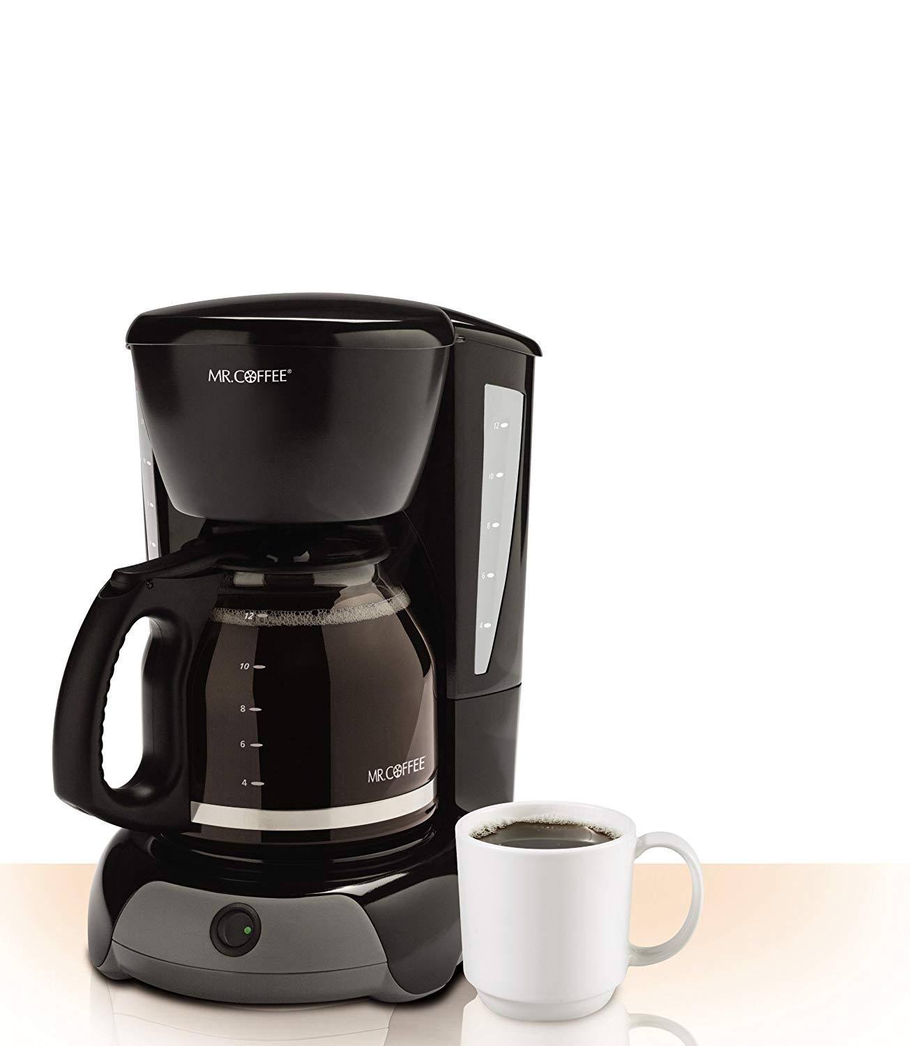 Mr. Coffee 12-Cup Switch Coffee Maker Black