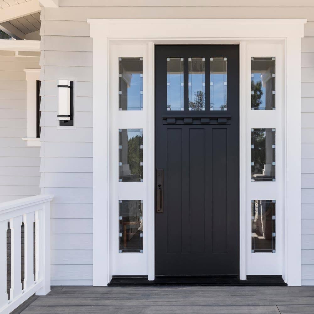 Design House 588590-BLK Davis Outdoor Lighting, 1, Matte Black