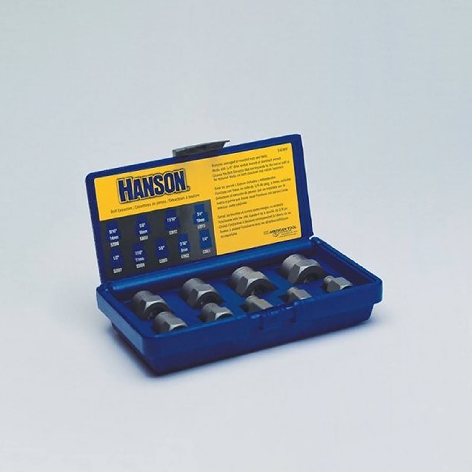 Irwin Industrial Tools 54009 Fractional Bolt Extractor Set, 9-Piece