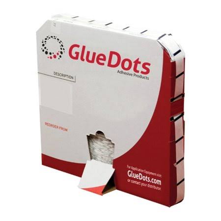 Low Profile 1/4x22 Super High Tack Glue Dots (4000 Dots/Roll)