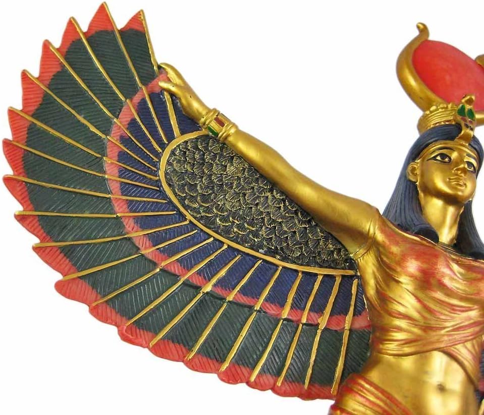 Pacific Giftware Winged Isis Egyptian Goddess Wall Hanging Deity Pack of 2