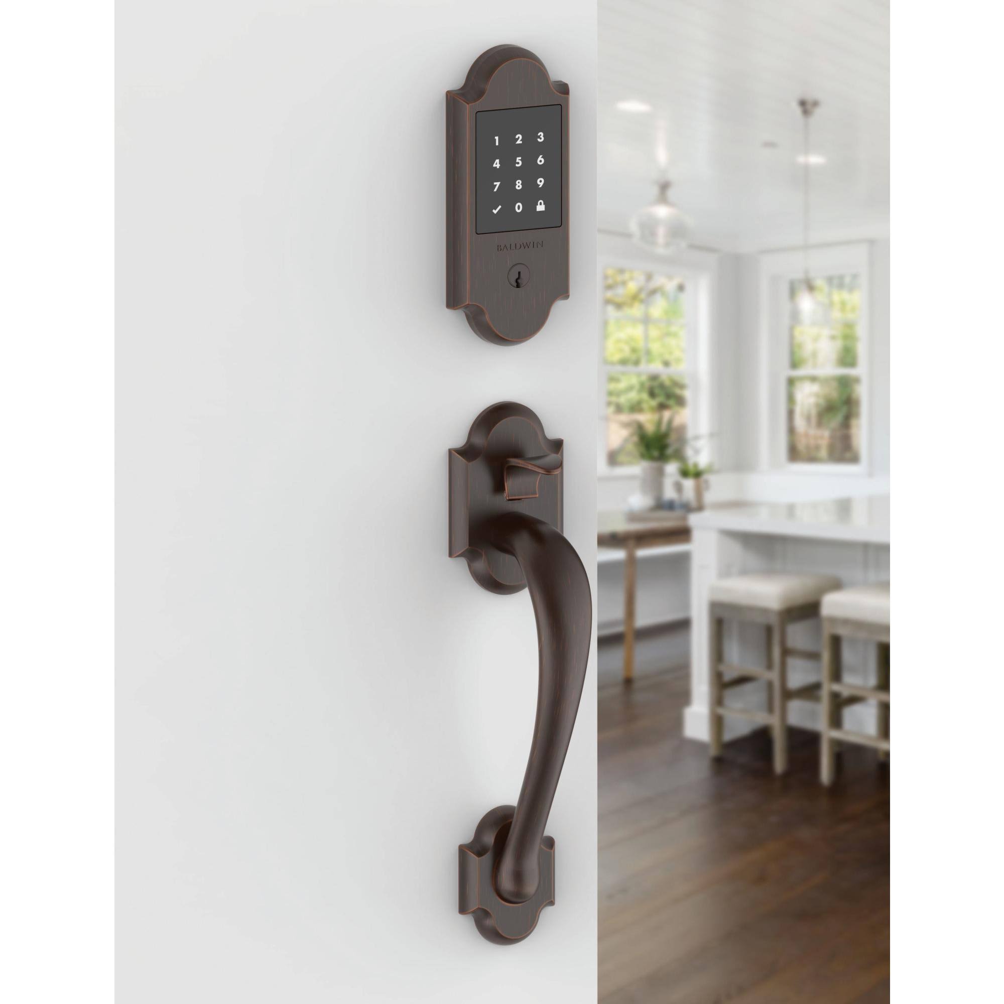 Baldwin 8235.ZW Touchscreen Boulder Z-Wave Deadbolt - Satin Black
