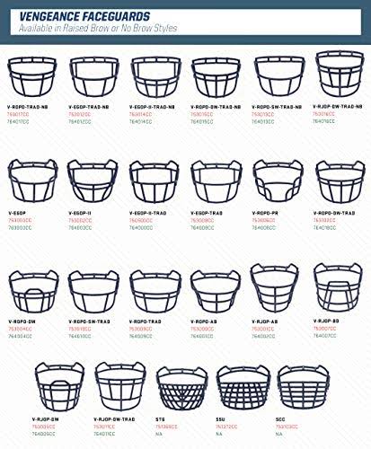 Schutt Varsity Vengeance EGOP Titanium Facemask, Purple