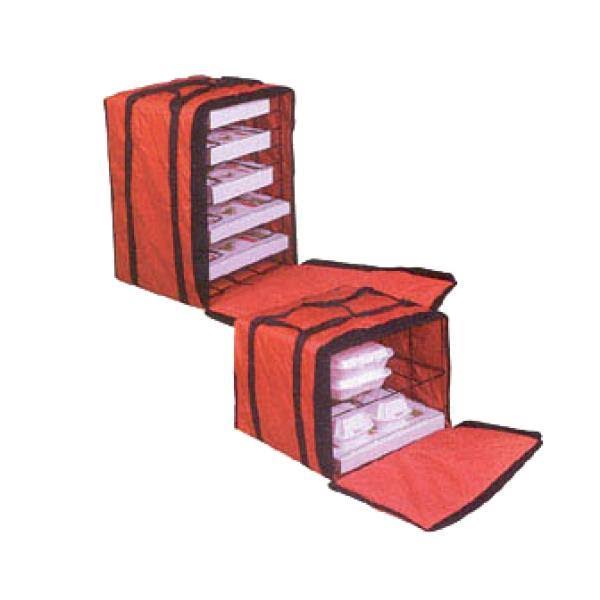 American Metalcraft Deluxe Pizza Delivery Bag with Rack - PB1926