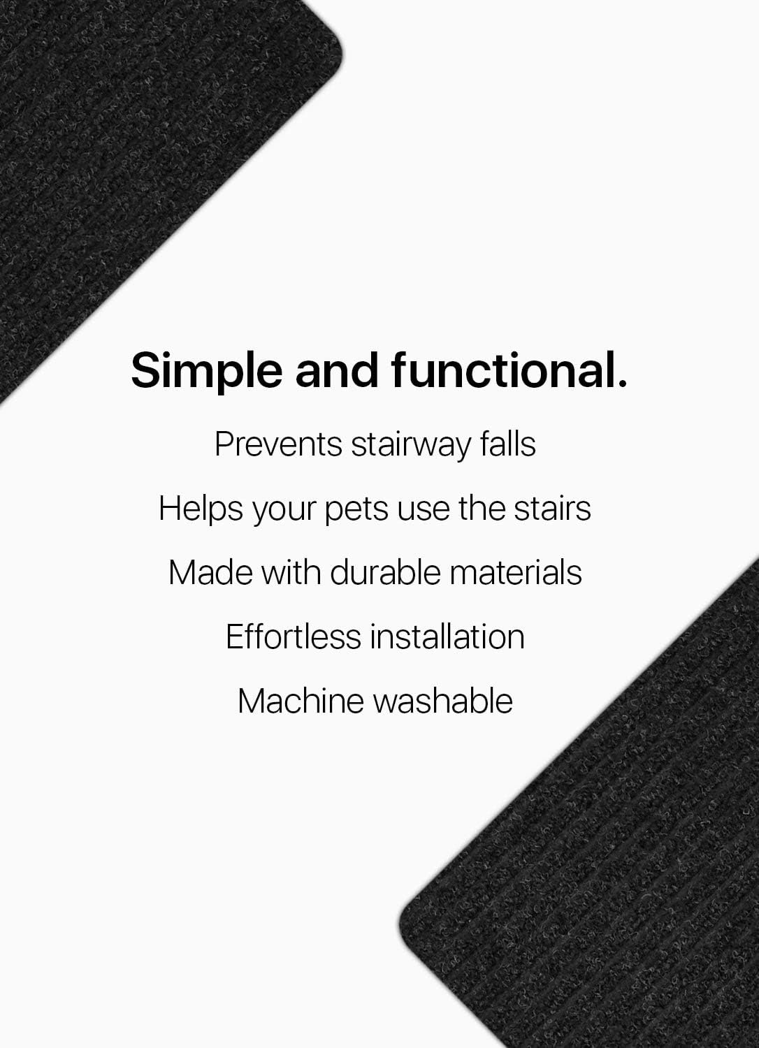 Carpet Stair Treads Non-Slip 8