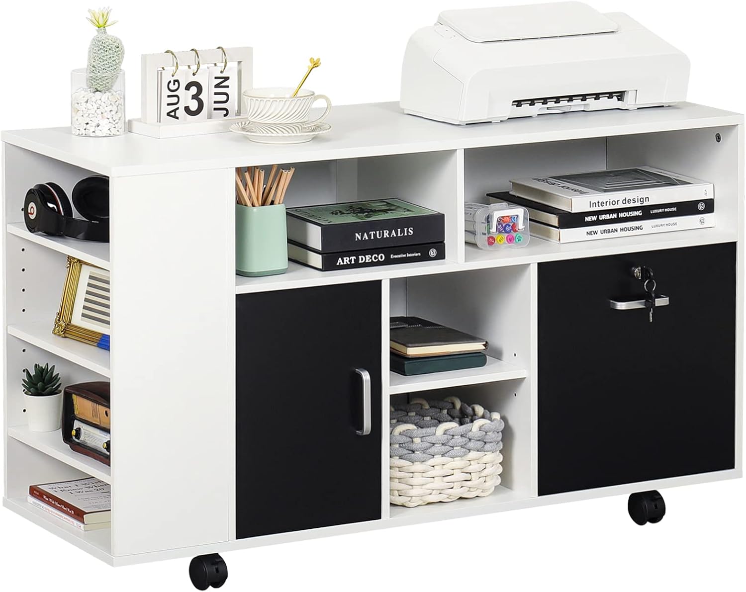 Itaar File Cabinet with Lock & A4/Letter Drawer, 44