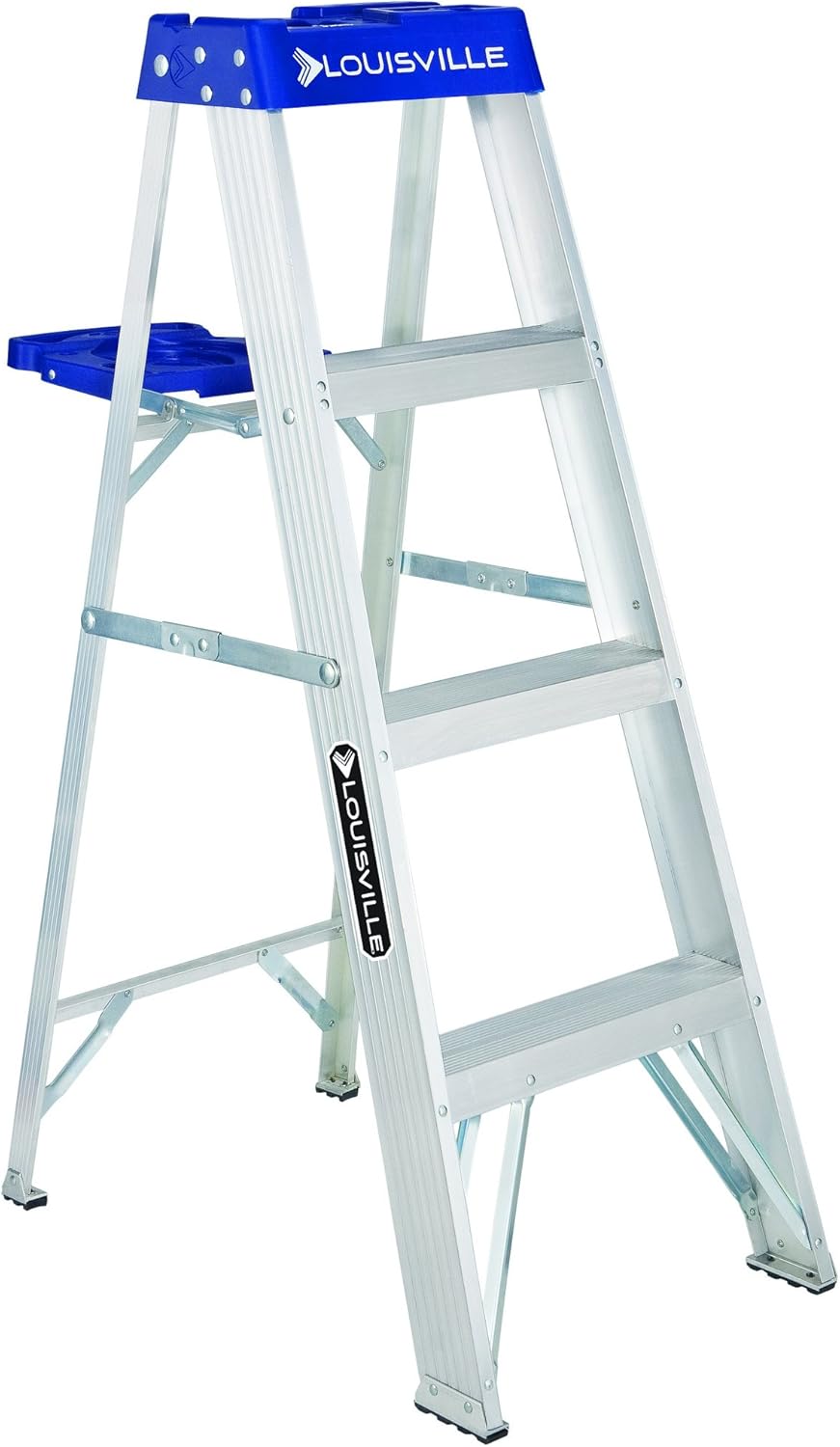 Louisville Ladder 4-Foot Aluminum Step Ladder, 250-Pound Capacity, AS2104 Pack of 2