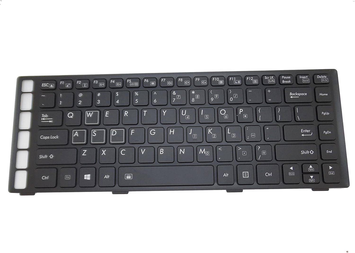 Laptop Keyboard for Gigabyte for AORUS X3 Plus V3 V4 V5 V6 V7 / X3 Plus R7 13.9' United States US with Black Frame and Colourful Backlit