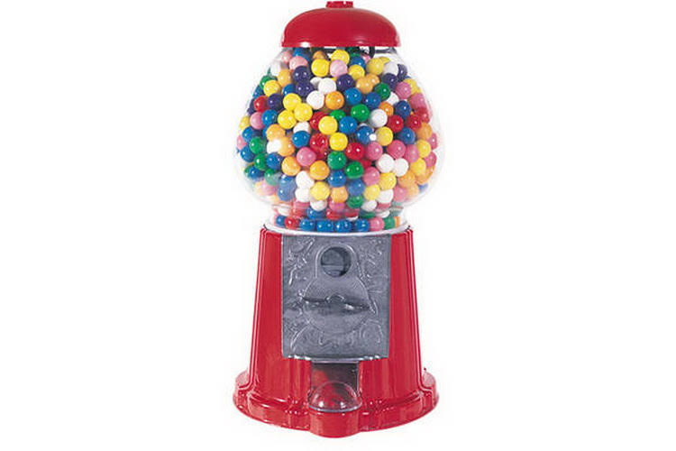 Chh GM0015 15x22 Classic Red Gumball Machine