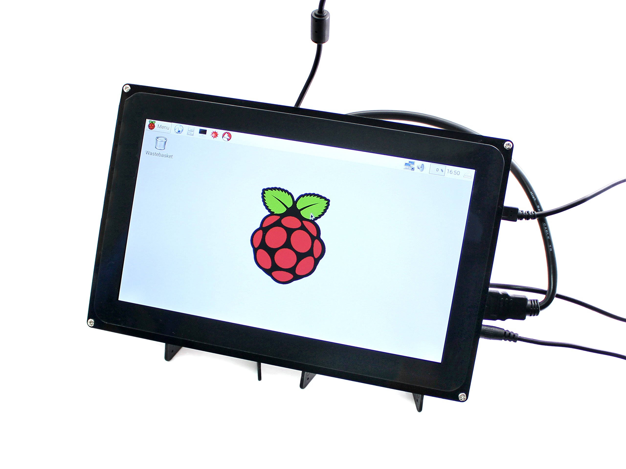 Waveshare Raspberry Pi 10.1inch HDMI LCD Capacitive Touch Screen with Case for Raspberry Pi 2 / 3 - Black