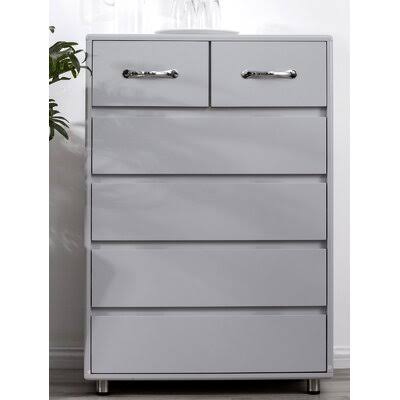 Conejara 6 Drawer Accent Chest Ebern Designs Color: Gray