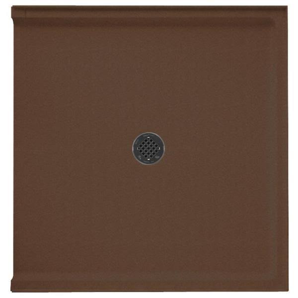 Swanstone STS-3738-123 Shower Base with Center Drain, Acorn