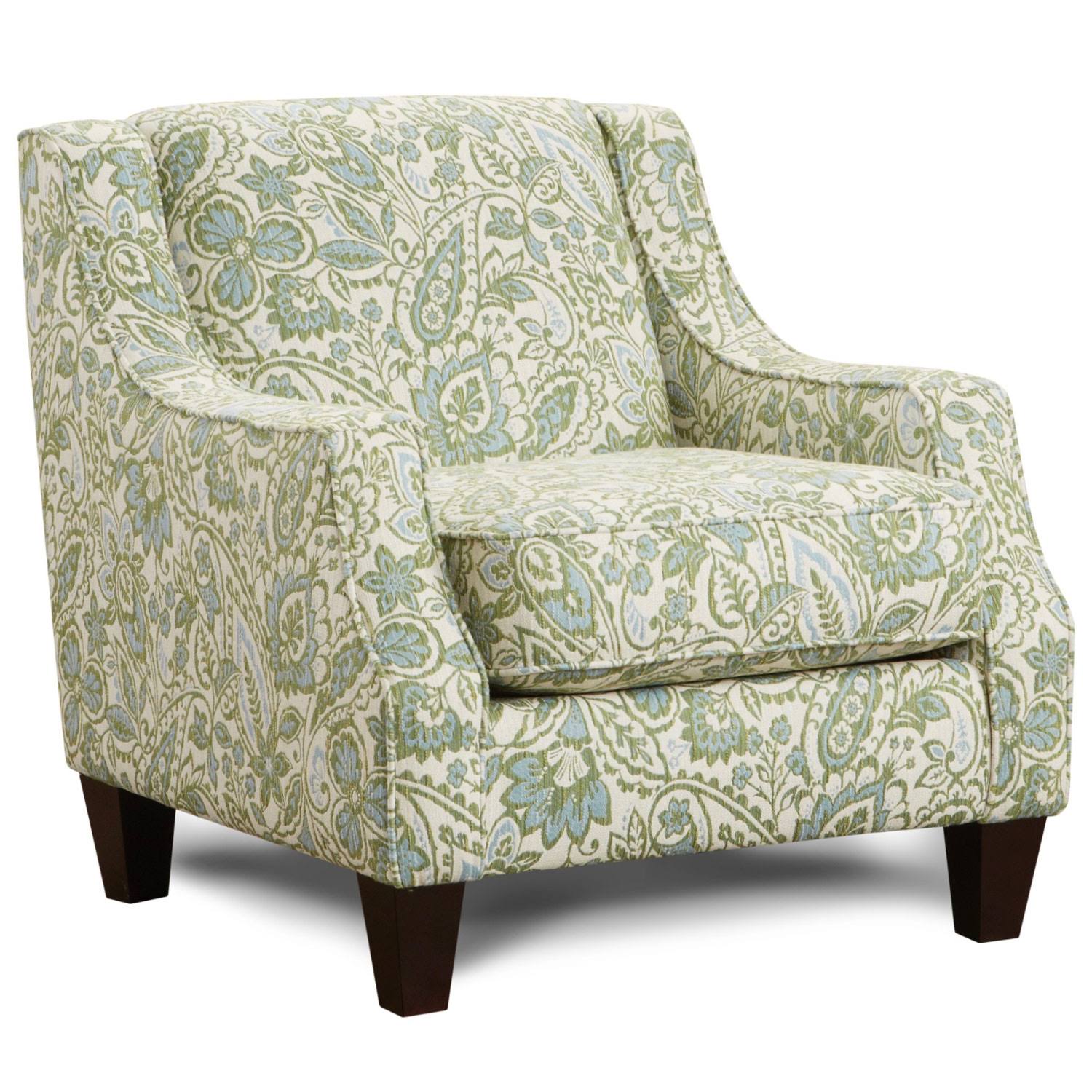 Southern Home Furnishings - Provance Dewdrop Natural Accent Chair - 250 Provance Dewdrop