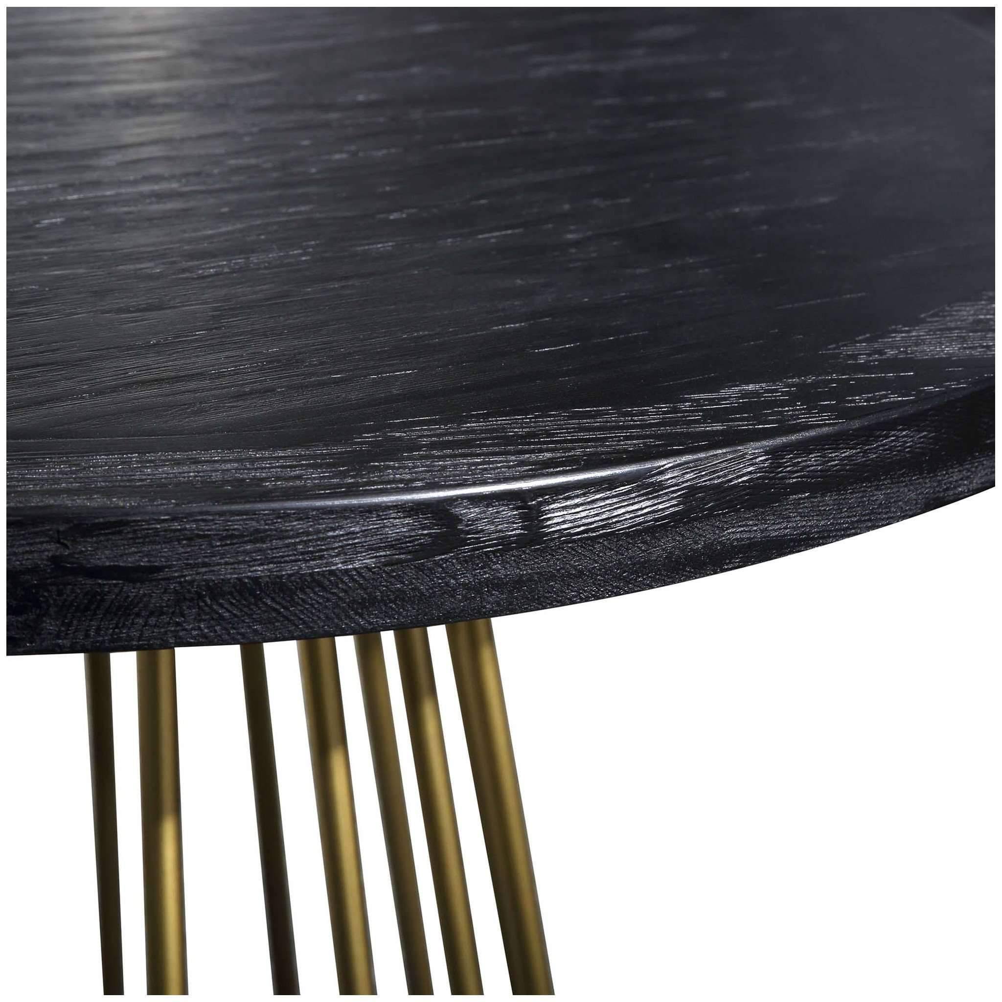 TOV Furniture Madrid Pine Table - Black