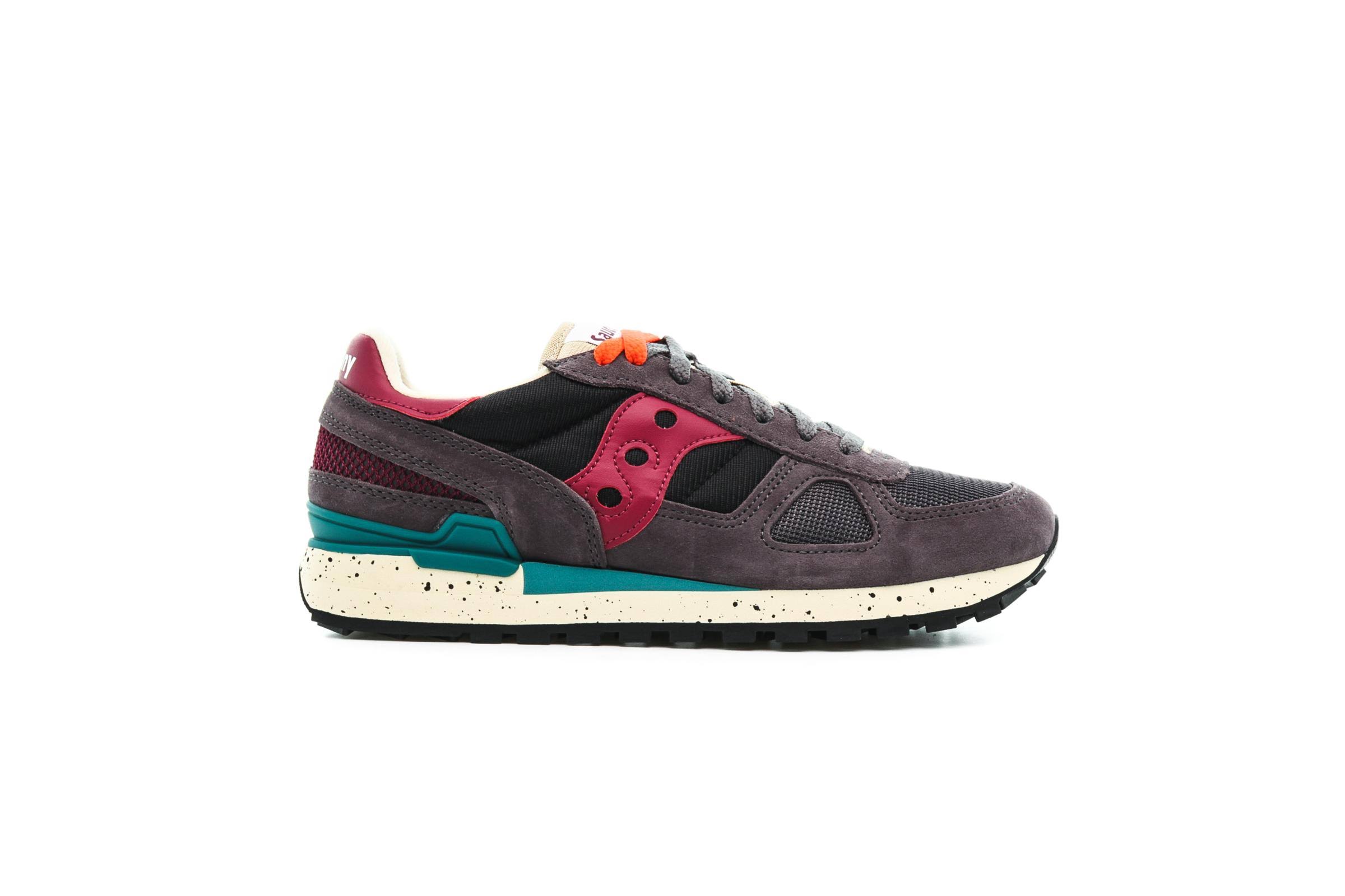 Saucony Shadow Original - Grey Black Berry Colour: Grey Black Berry, S