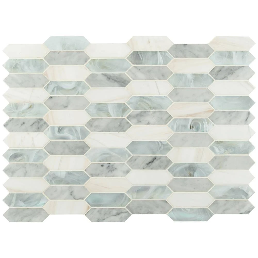 MSI Cienega Springs 10 in. x 13.78 in. x 6mm Textured Picket Multi-Surface Mesh-Mounted Mosaic Tile (14.4 Sq. ft./Case)