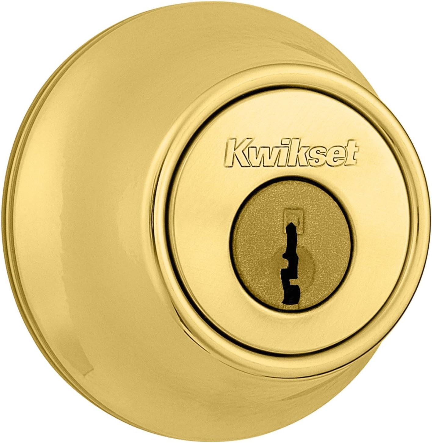 Kwikset 665 Double Cylinder Deadbolt in Polished Brass Pack of 2