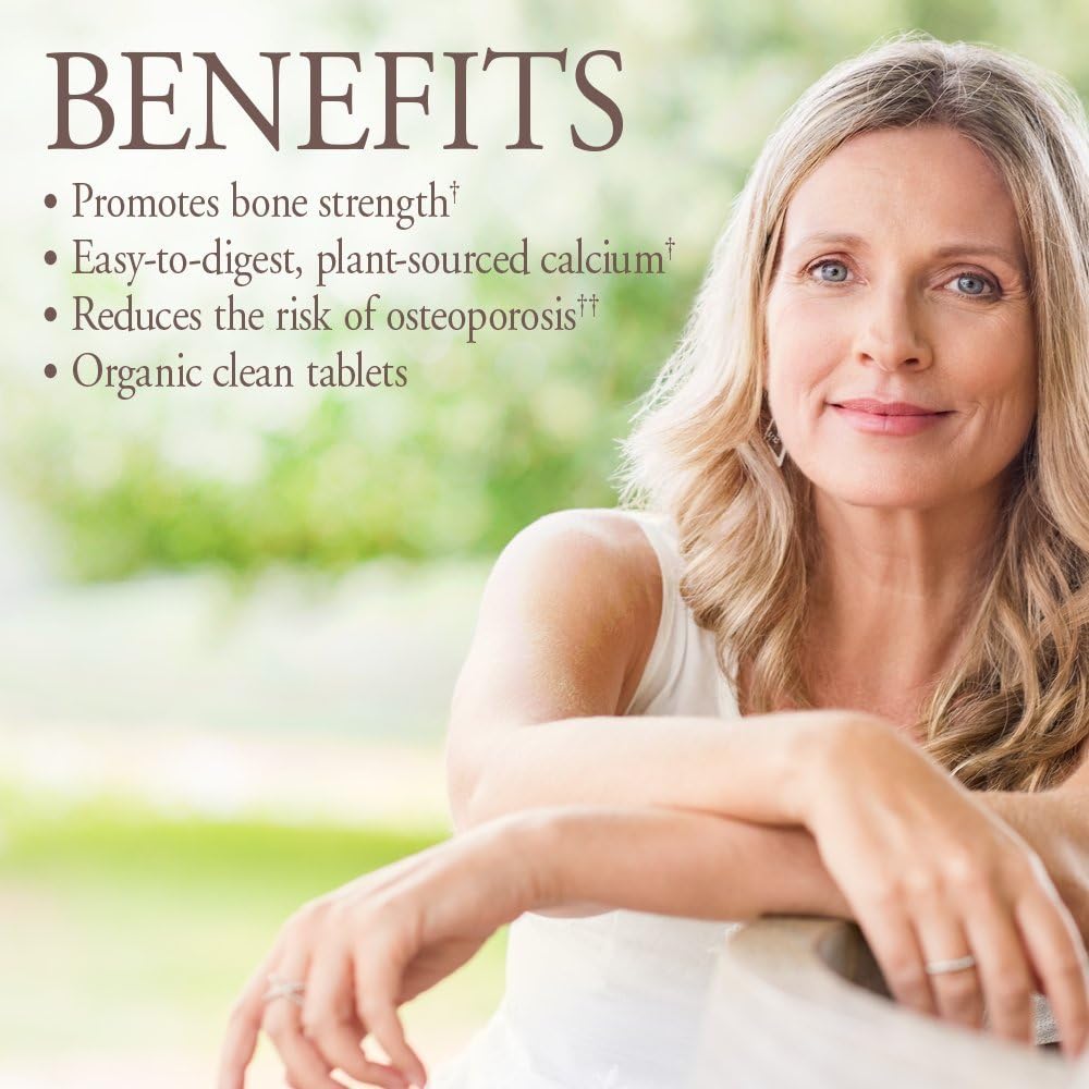 Garden of Life mykind Organics Plant Calcium Supplement Made from Whole Foods with Magnesium, Vitamin D as D3, and Vitamin K as MK7, Gluten-Free - 60 Day Count Pack of 2