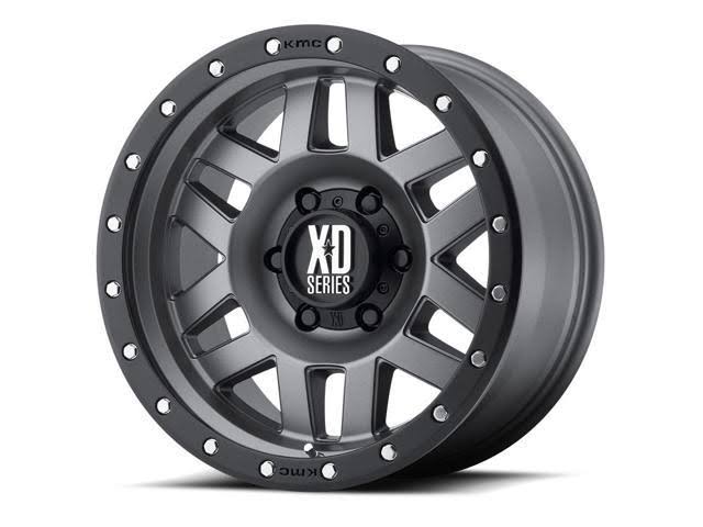 20x22 inch 20x10 Xd128 Machete 8x165.1(8x6.5x22) -24mm Gray/Black Wheel Rim