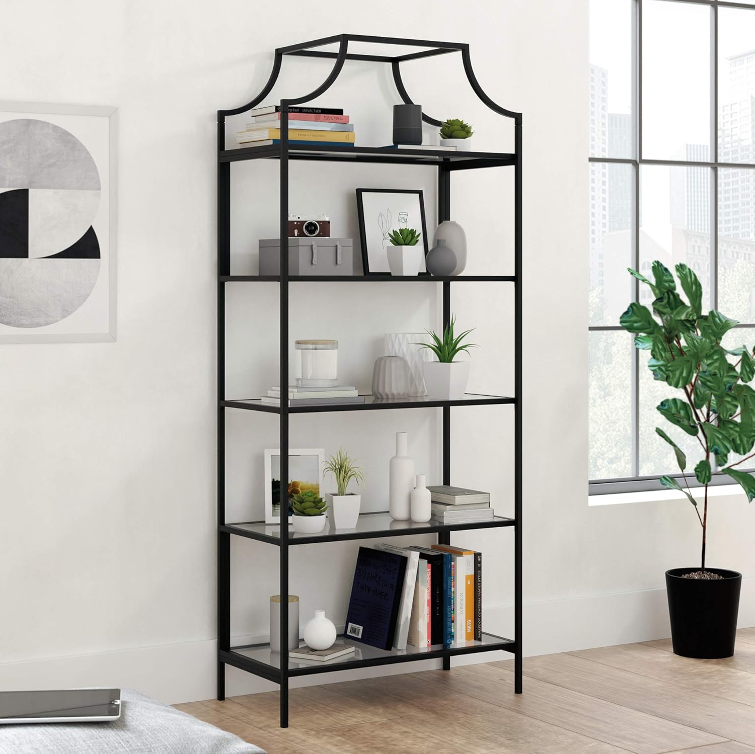 Sauder Harvey Park Bookcase, L: 30.00