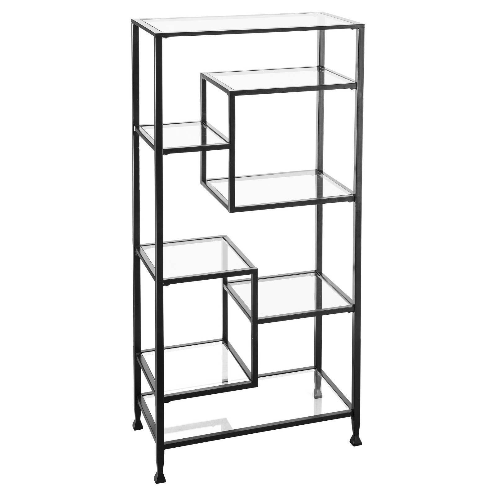 68 JAMEL Bookcase Matte Black - Aiden Lane
