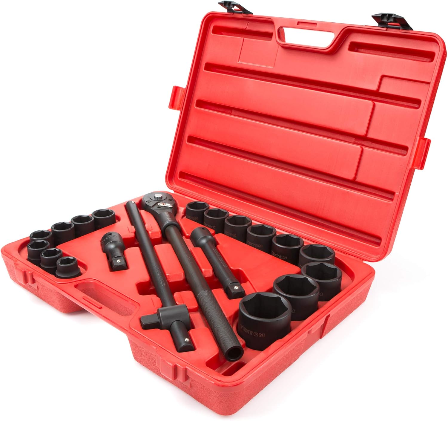 TEKTON 3/4 Inch Drive 6-Point Impact Socket Set, 21-Piece (3/4-2 in.) | 4899