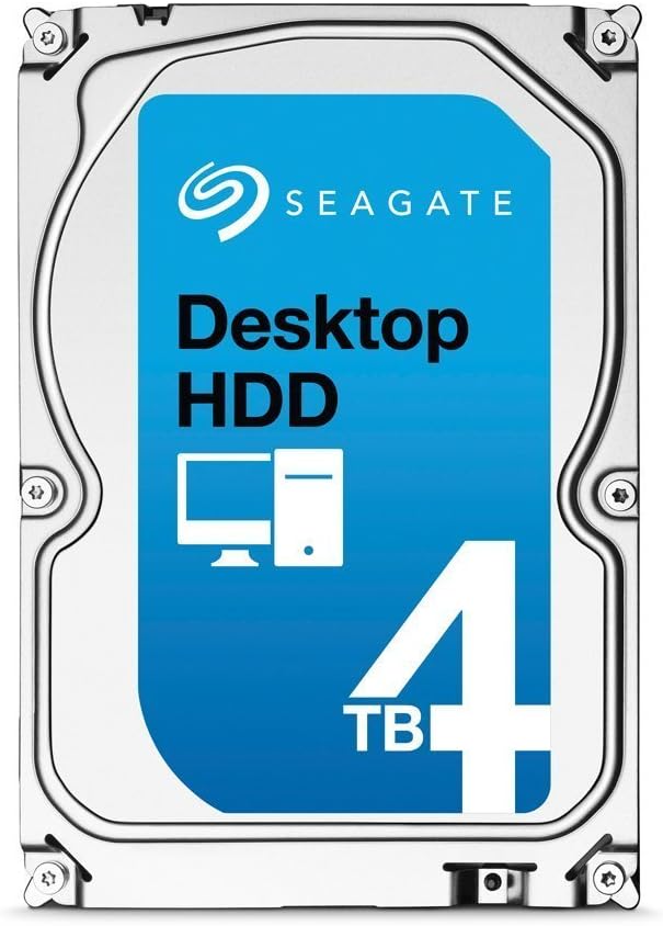 Seagate SATA 6Gb/s 3.5-Inch 4TB Desktop HDD (ST4000DM000) (Renewed) Pack of 2