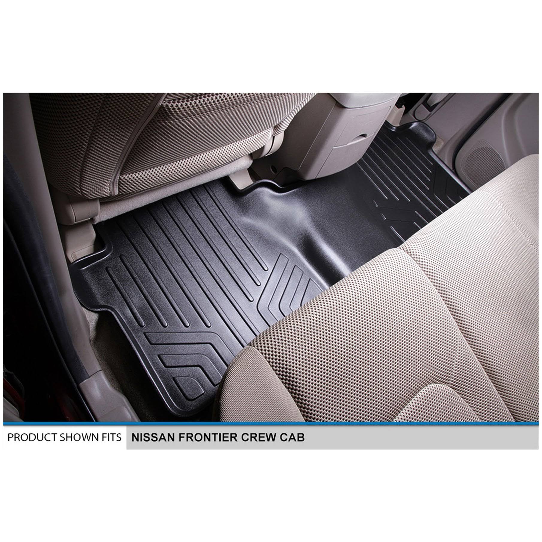 Maxliner Maxfloormat All Weather Custom Fit Floor Mats Liner for Frontier Crew Cab Black