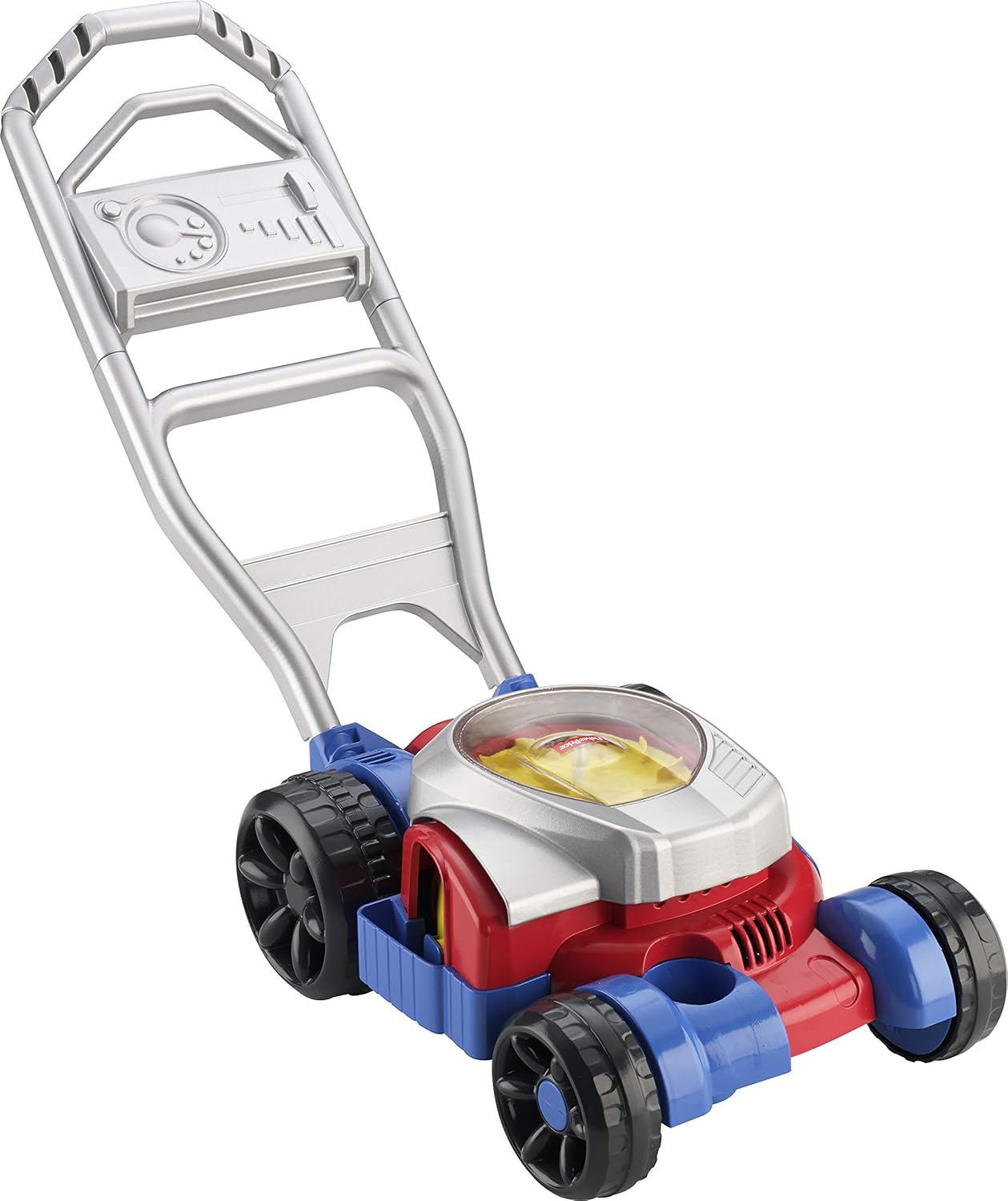 Fisher-Price Bubble Mower, Push-Along Toy Lawnmower That Blows Bubbles for Walking Toddlers Ages 2-5 Years Pack of 2