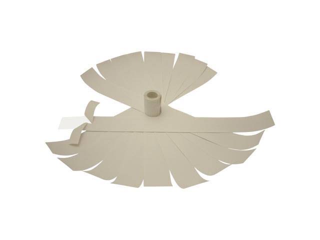 JVCC RT150 Return Tape: 2 in x 24 in. Clear 100 rubber-banded Strips - Pack - Find Tape