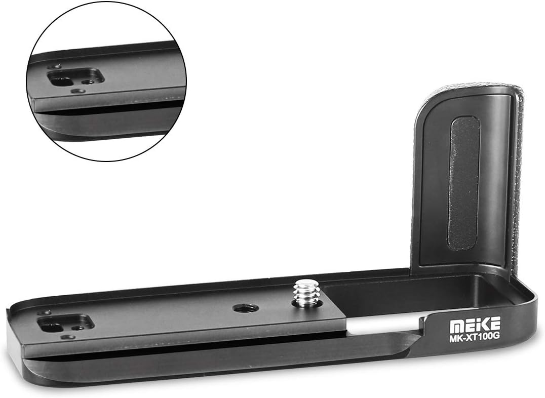 MEIKE MK-XT100G Metal Skidproof Hand Grip Bracket Holder for FujiFilm XT100 Pack of 2