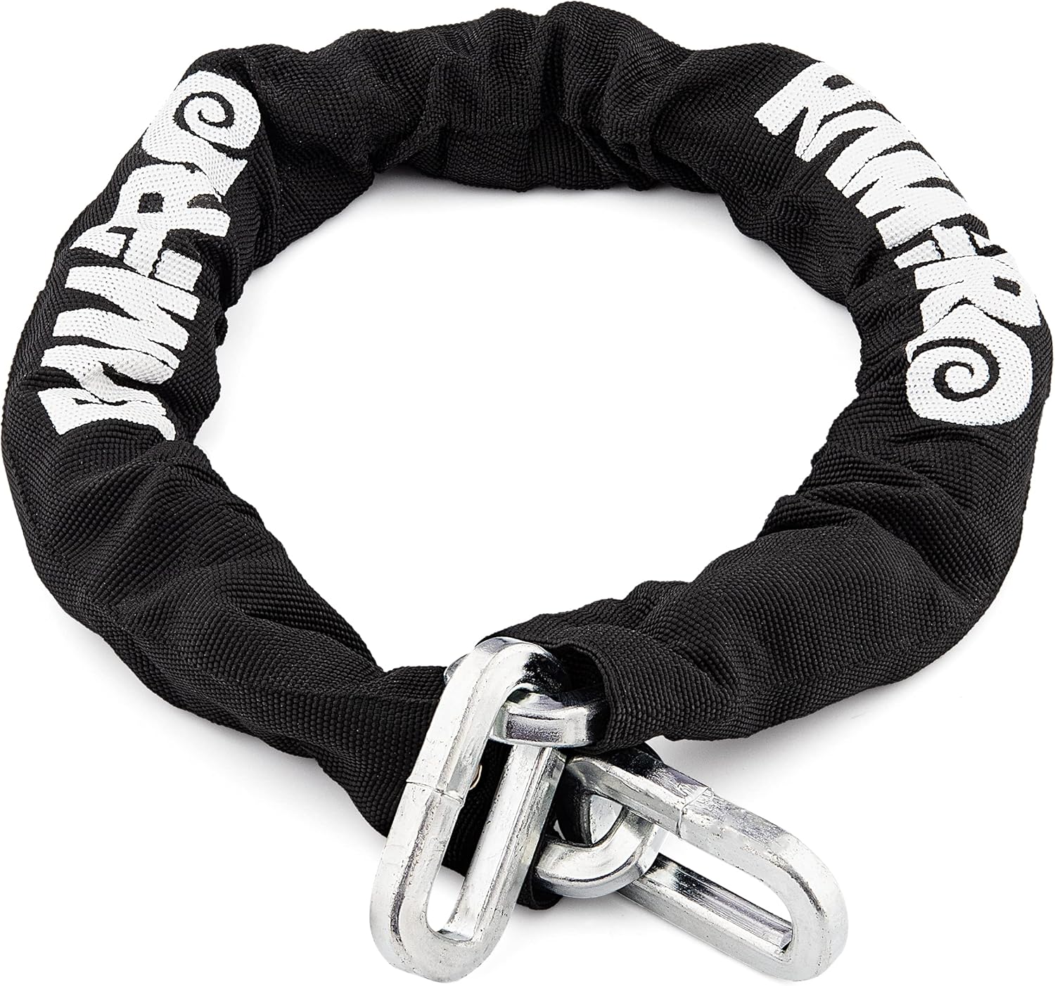 Ram Pro 3ft Heavy Duty Square Link Bike Chain Made with Hardened Steel Protected from Prying, Sawing, and Cutting Perfect for Protecting Bike and Properties (Pack of 2)