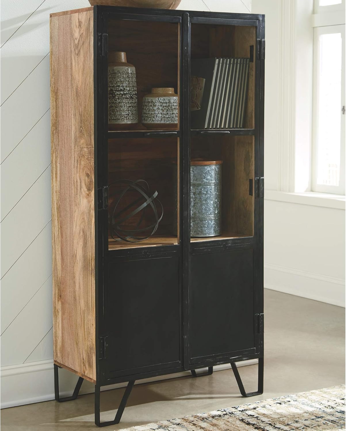 Signature Design by Ashley - Gabinwell Accent Cabinet - Black/Brown