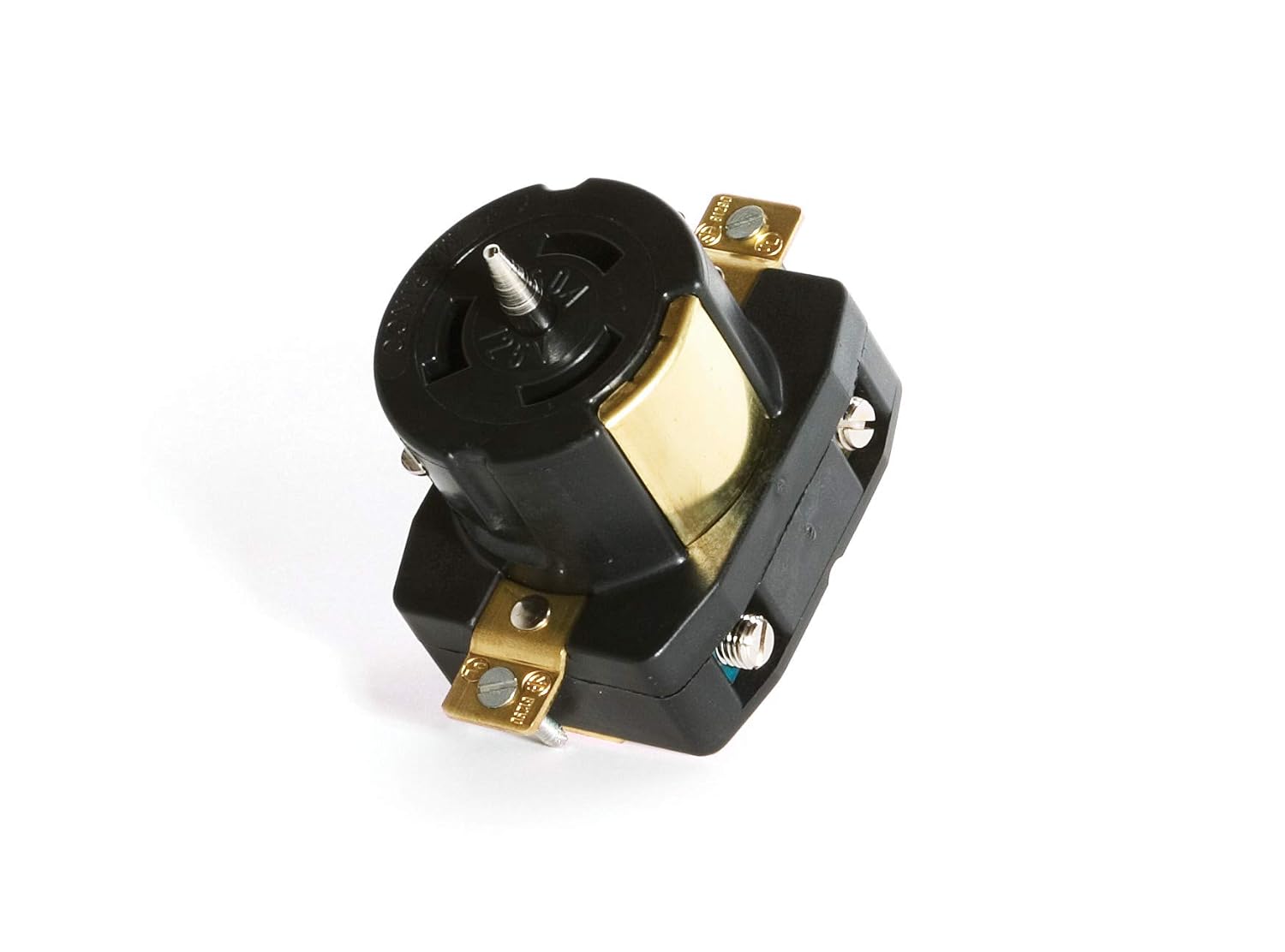 Woodhead CS8164N Safeway Locking Blade Connector - 3 Pole/4 Wire Industrial Duty Connector with 50 A, 480 V. IC Wiring Accessories
