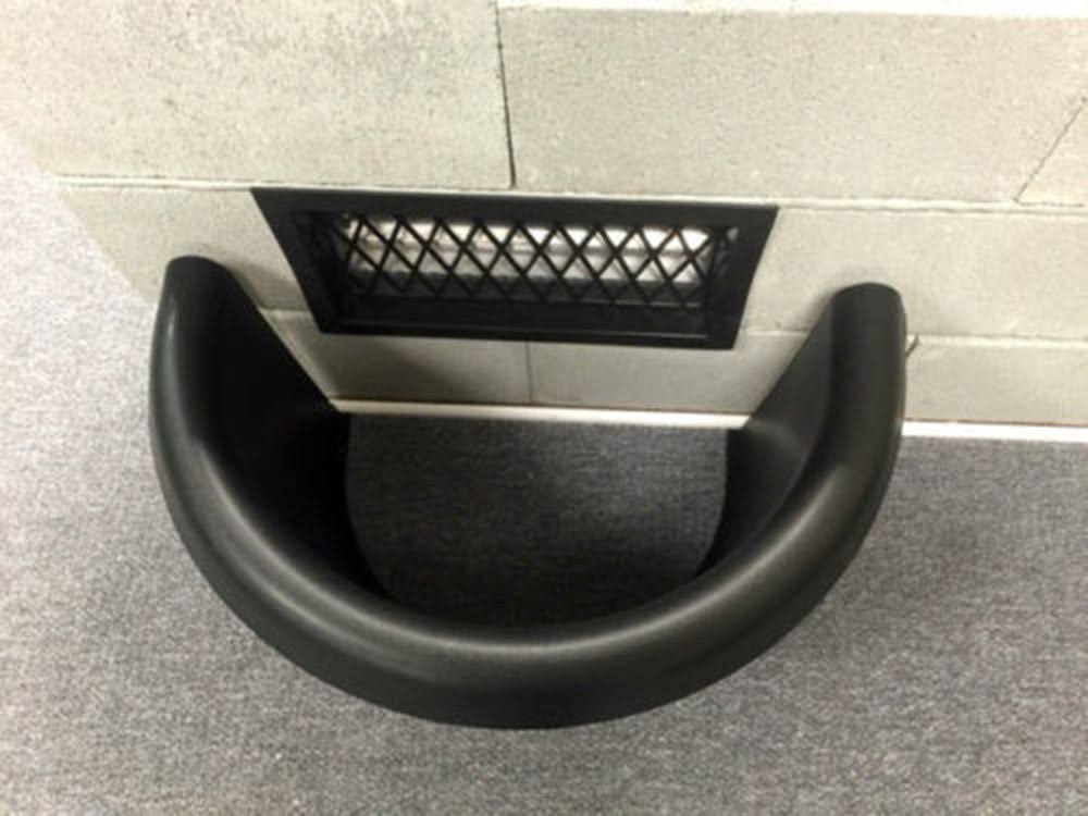 Foundation Vent Well - Air Vents Crawlspace Vents Crawl Space Door (Black) VWBL