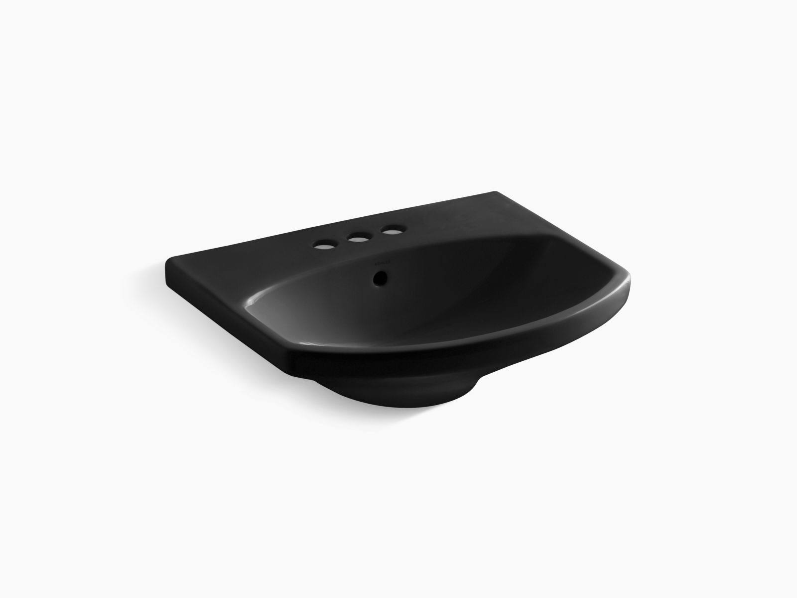Kohler K-2363-4-7 Cimarron Bathroom Sink Black