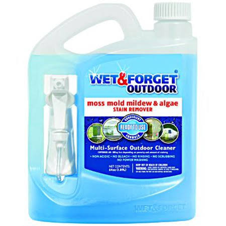 Wet u0026 Forget 804064 64 Ounce Multi Surface Outdoor Cleaner with Hand Sprayer
