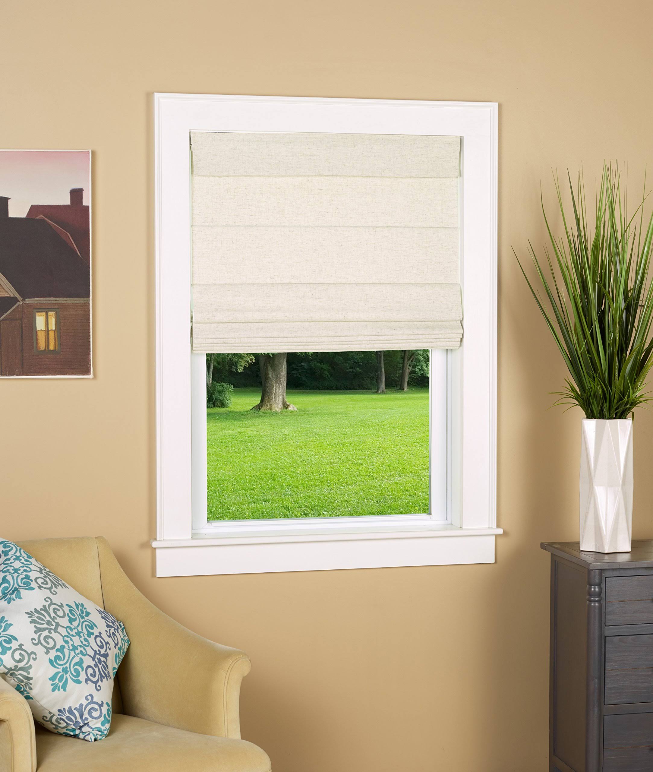 North Country Window Wear Cordless Thermal Backed Top Down Bottom Up Roman Shade